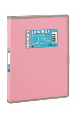 Foldermate Ντοσιέ με 2 Κρίκους Α4 Ροζ (22255)