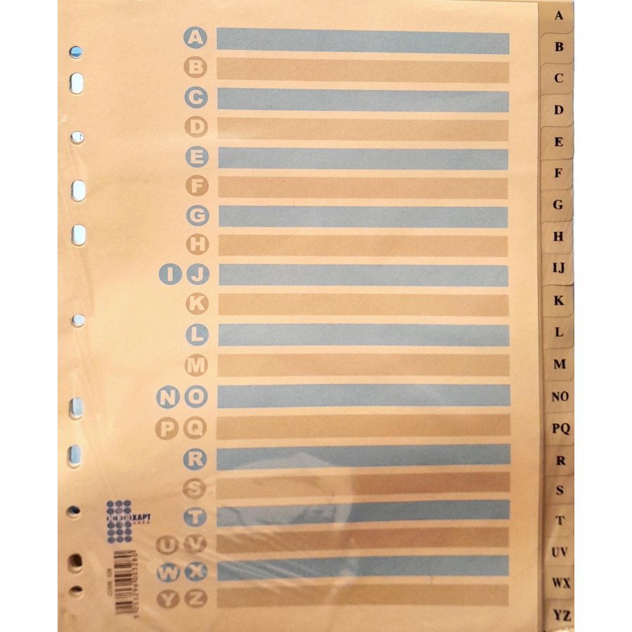 Neohart Πλαστικά Διαχωριστικά Α4 (A-YZ) Neohart Πλαστικά Διαχωριστικά Α4 (A-YZ)