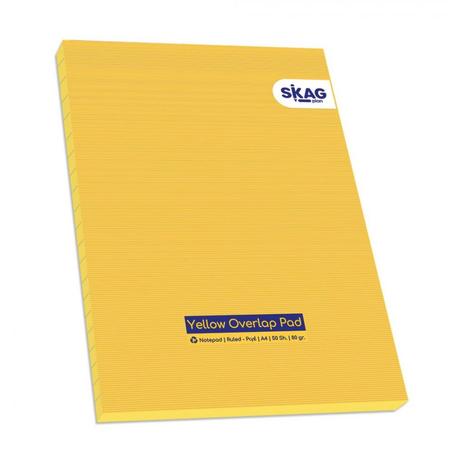 Skag Μπλοκ Σημειώσεων με Κίτρινες Σελίδες Α4 50Φ./60γρ. (145022) Skag Μπλοκ Σημειώσεων με Κίτρινες Σελίδες Α4 50Φ./60γρ. (145022)