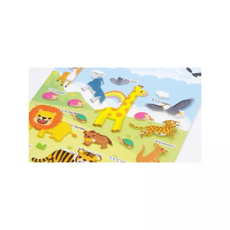 Funny Sticker World Αυτοκόλλητα Ζούγκλα Funny Sticker World Αυτοκόλλητα Ζούγκλα