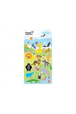 Funny Sticker World Αυτοκόλλητα Ζούγκλα