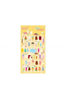 Funny Sticker World Αυτοκόλλητα Παγωτά