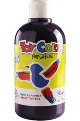 Toy Color Ready Τέμπερα Ζωγραφικής Μαύρη σε Μπουκάλι 500ml (0551024) Toy Color Ready Τέμπερα Ζωγραφικής Μαύρη σε Μπουκάλι 500ml (0551024)