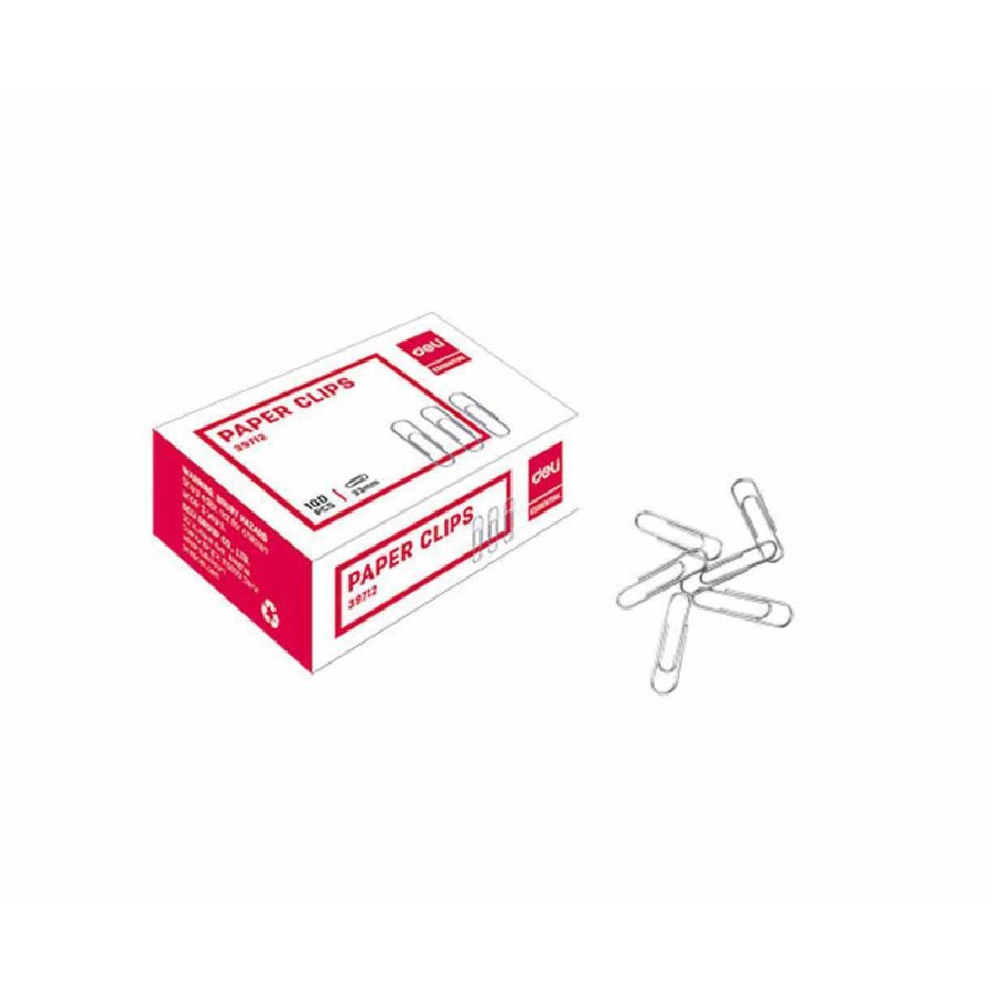 Deli No.4 Συνδετήρες 33mm 100τμχ (E9712) Deli No.4 Συνδετήρες 33mm 100τμχ (E9712)