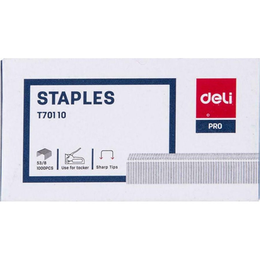 Deli Σύρματα Συρραπτικού 53/8 1000τμχ (ET70110) Deli Σύρματα Συρραπτικού 53/8 1000τμχ (ET70110)