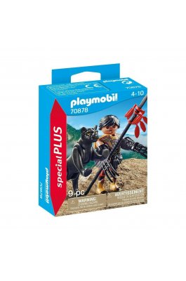 Playmobil Special Plus Πολεμιστής με Μαύρο Πάνθηρα (70878)