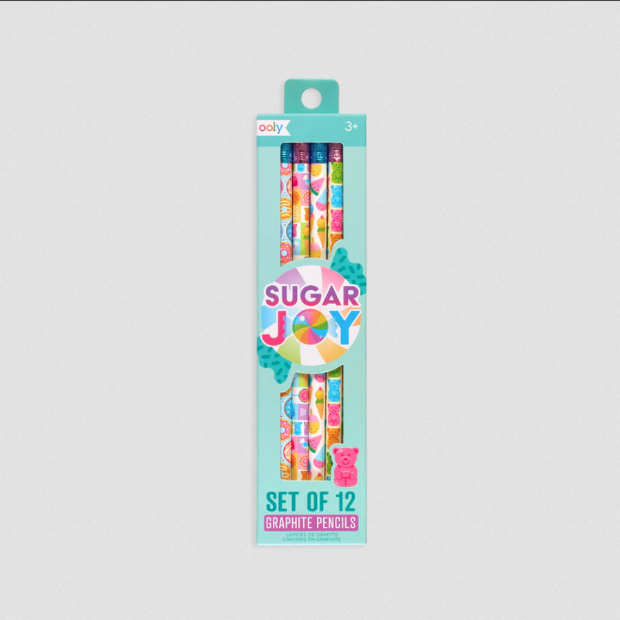Ooly Sugar Joy Σετ 12 Μολύβια HB με Γόμα (128157) Ooly Sugar Joy Σετ 12 Μολύβια HB με Γόμα (128157)