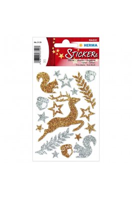 Herma Αυτοκόλλητα Magic Χριστουγέννων Glitter Ζώα του δάσους (3729) Herma Αυτοκόλλητα Magic Χριστουγέννων Glitter Ζώα του δάσους (3729)