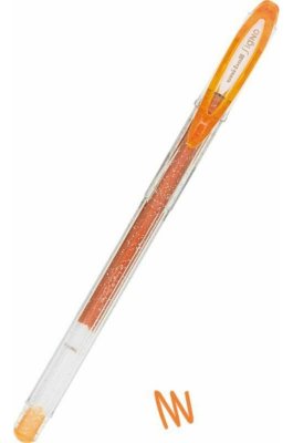Uni-Ball Στυλό Gel 1.0mm με Πορτοκαλί Mελάνι Signo (UM120SP)