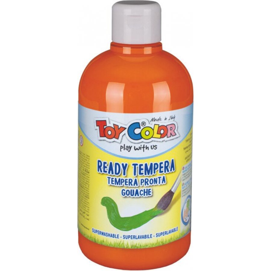 Toy Color Ready Τέμπερα Ζωγραφικής Πορτοκαλί σε Μπουκάλι 500ml (0551005) Toy Color Ready Τέμπερα Ζωγραφικής Πορτοκαλί σε Μπουκάλι 500ml (0551005)