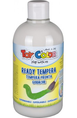 Toy Color Ready Τέμπερα Ζωγραφικής Λευκή σε Μπουκάλι 500ml (0551001)