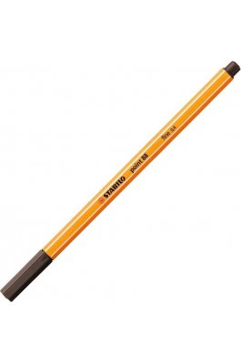 Stabilo Point 88 Μαρκαδόρος Σχεδίου 0.4mm Καφέ (88/65)