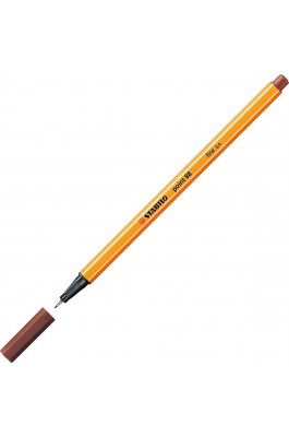 Stabilo Point 88 Μαρκαδόρος Σχεδίου 0.4mm Καφέ (88/75)