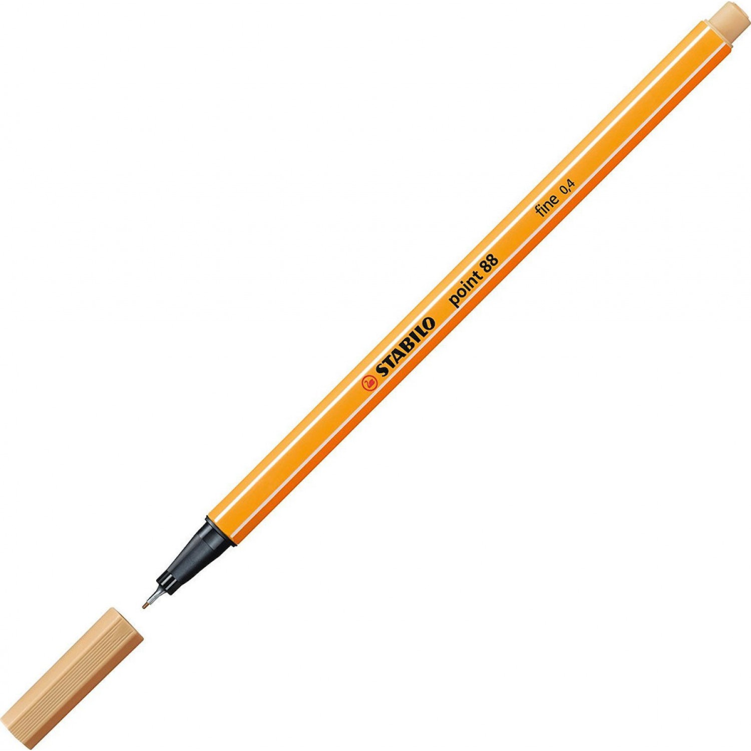 Stabilo Point 88 Μαρκαδόρος Σχεδίου 0.4mm Μπεζ (88/88)