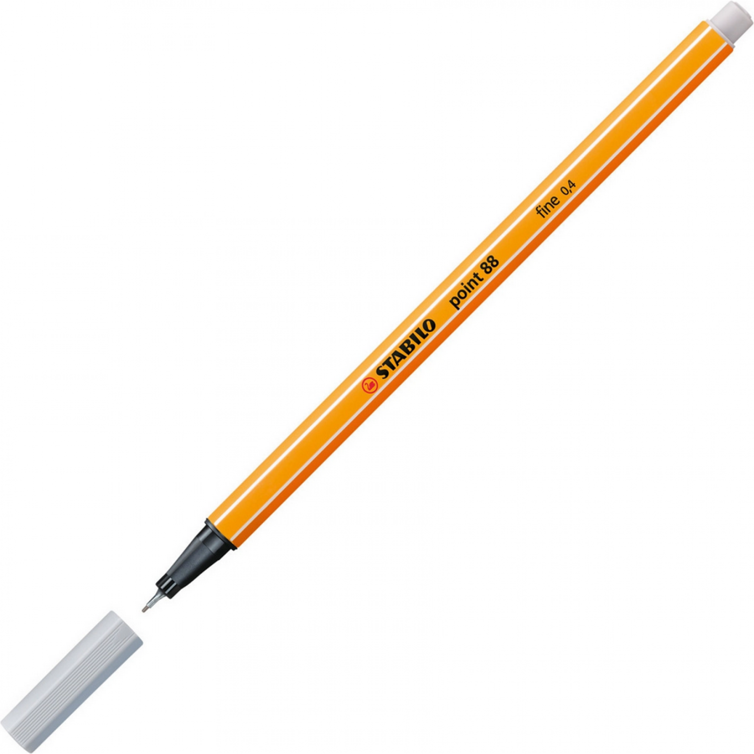 Stabilo Point 88 Μαρκαδόρος Σχεδίου 0.4mm Γκρι ((88/94)