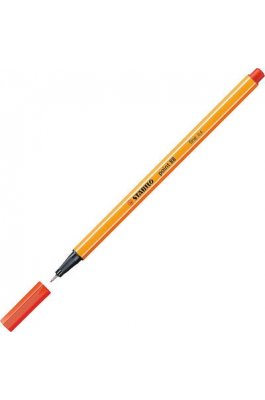 Stabilo Point 88 Μαρκαδόρος Σχεδίου 0.4mm Κόκκινος (88/48)