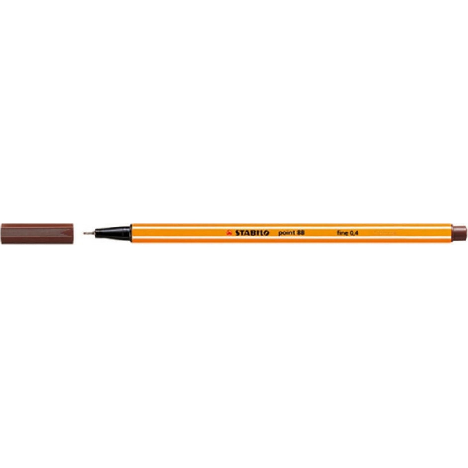 Stabilo Point 88 Μαρκαδόρος Σχεδίου 0.4mm Καφέ (88/38)