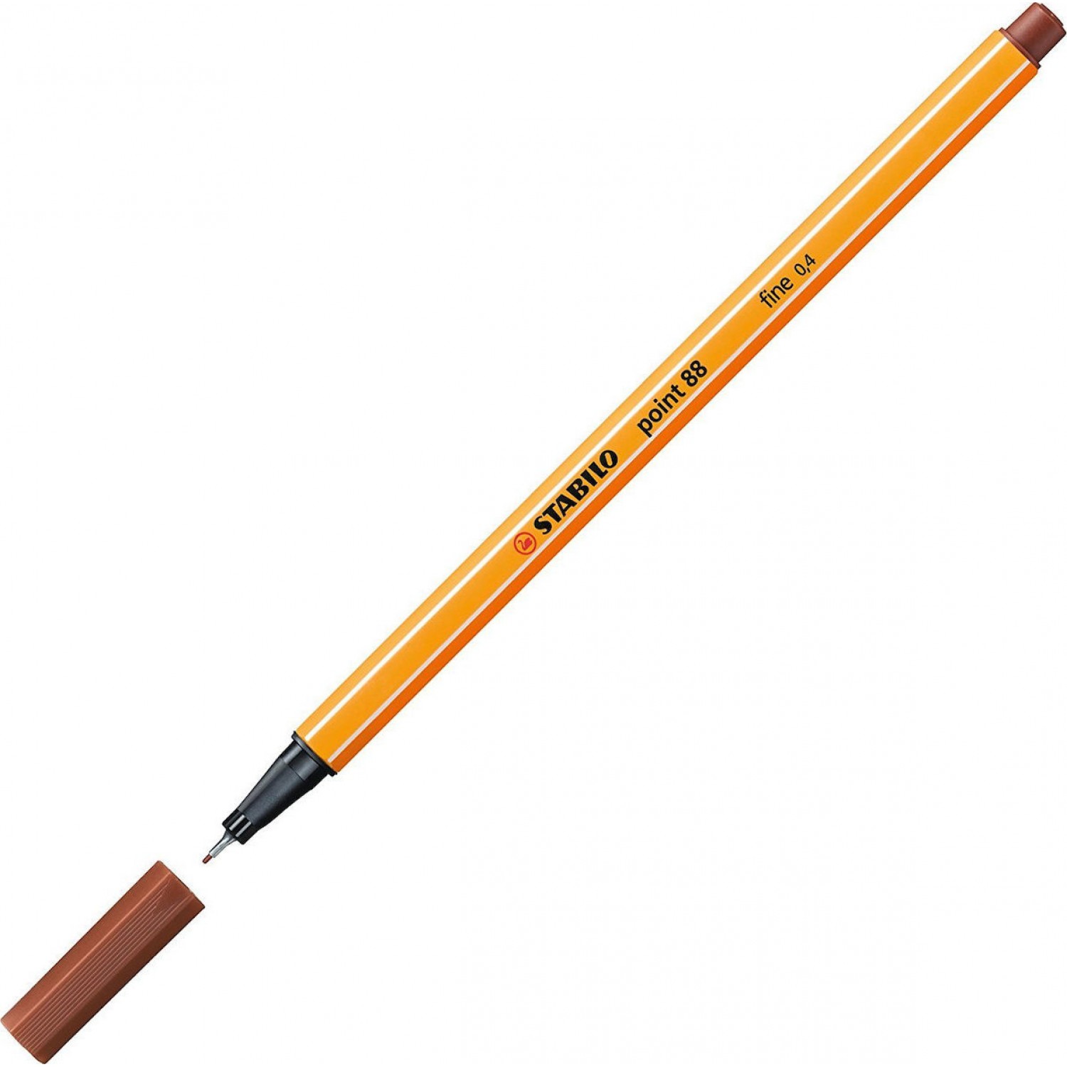 Stabilo Point 88 Μαρκαδόρος Σχεδίου 0.4mm Καφέ (88/38)
