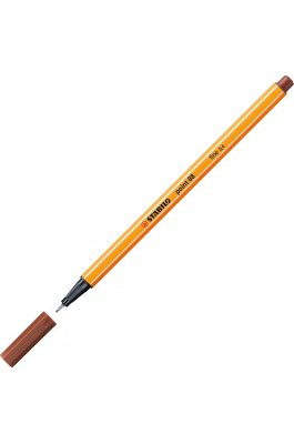 Stabilo Point 88 Μαρκαδόρος Σχεδίου 0.4mm Καφέ (88/38)