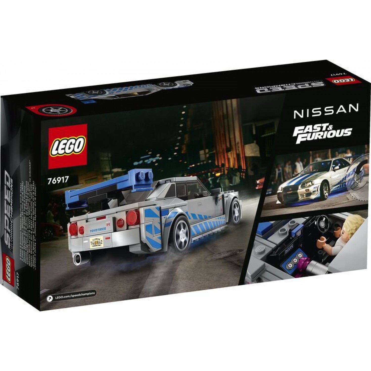 Lego Speed Champions 2 Fast 2 Furious Nissan Skyline GT-R (R34) (76917) Lego Speed Champions 2 Fast 2 Furious Nissan Skyline GT-R (R34) (76917)