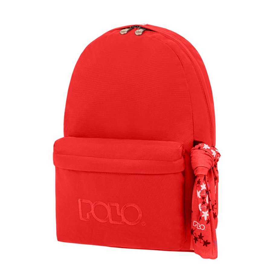 Polo Σακίδιο Original Scarf Σχολική Τσάντα Πλάτης 20lt. σε Κόκκινο (9011353000) Polo Σακίδιο Original Scarf Σχολική Τσάντα Πλάτης 20lt. σε Κόκκινο (9011353000)