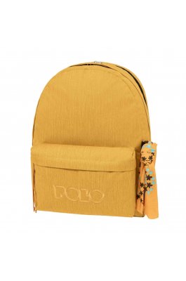 Polo Σακίδιο Original Double Scarf Σχολική Τσάντα Πλάτης 27lt. σε Κίτρινο (9012357500)