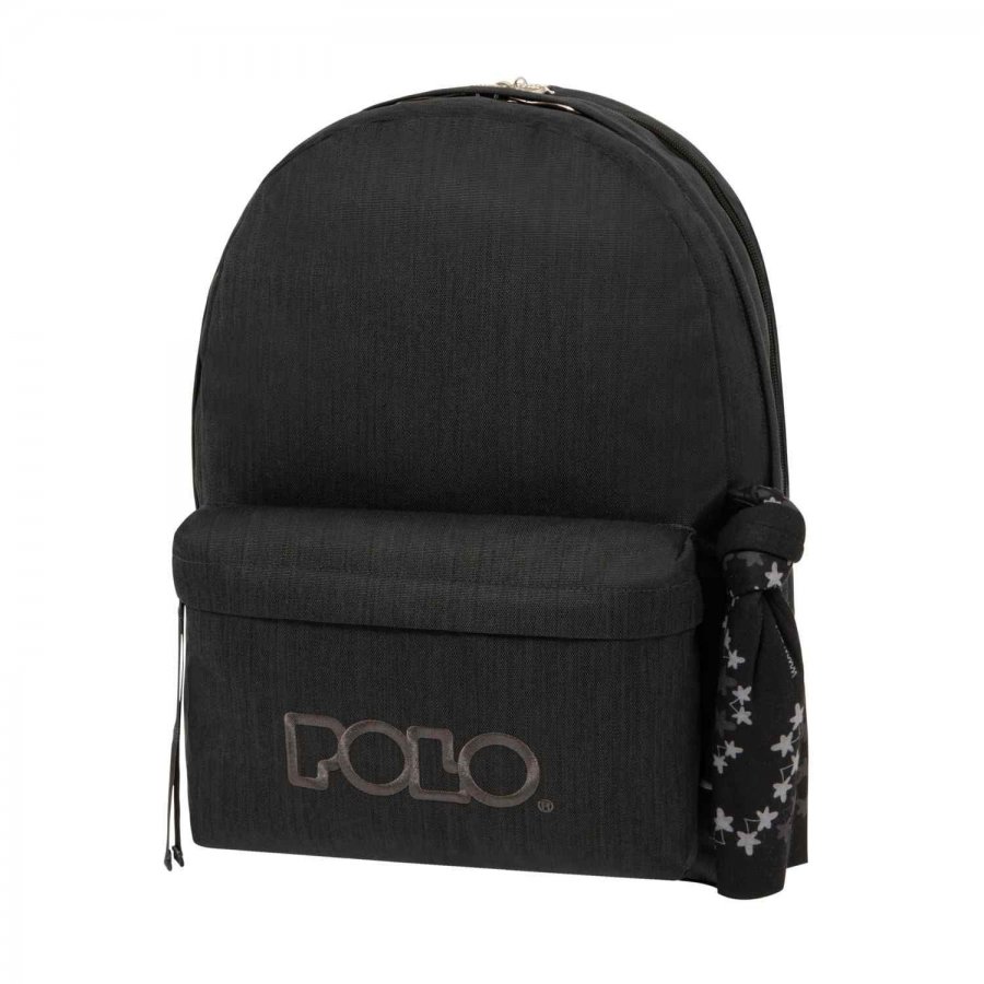 Polo Σακίδιο Original Double Scarf Σχολική Τσάντα Πλάτης 27lt. σε Μαύρο (9012352002) Polo Σακίδιο Original Double Scarf Σχολική Τσάντα Πλάτης 27lt. σε Μαύρο (9012352002)