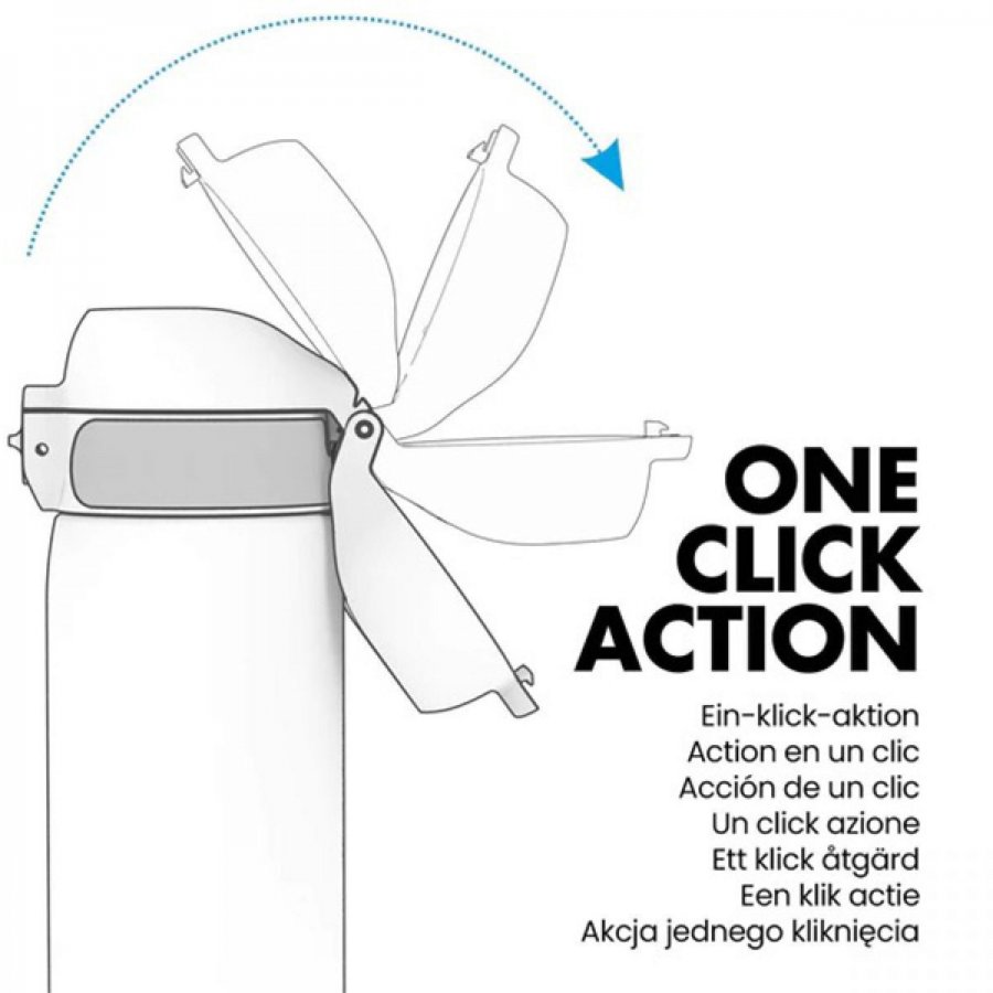 Ion8 Πλαστικό Παγούρι Slim Λιλα 500ml Ion8 Πλαστικό Παγούρι Slim Λιλα 500ml