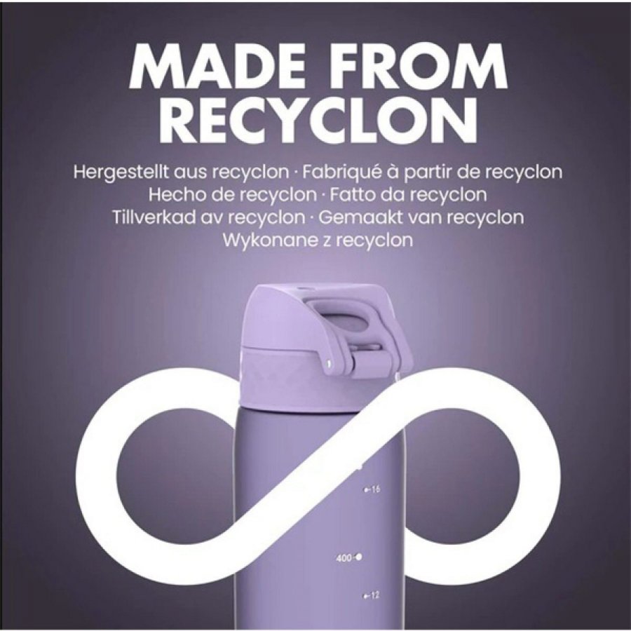Ion8 Πλαστικό Παγούρι Slim Λιλα 500ml Ion8 Πλαστικό Παγούρι Slim Λιλα 500ml