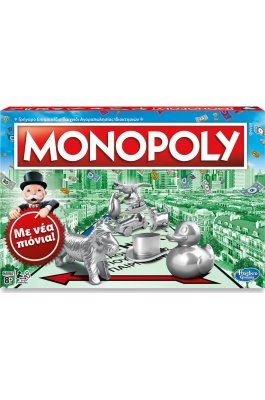 Hasbro Επιτραπέζιο Παιχνίδι Monopoly με Νέα Πιόνια (C1009)