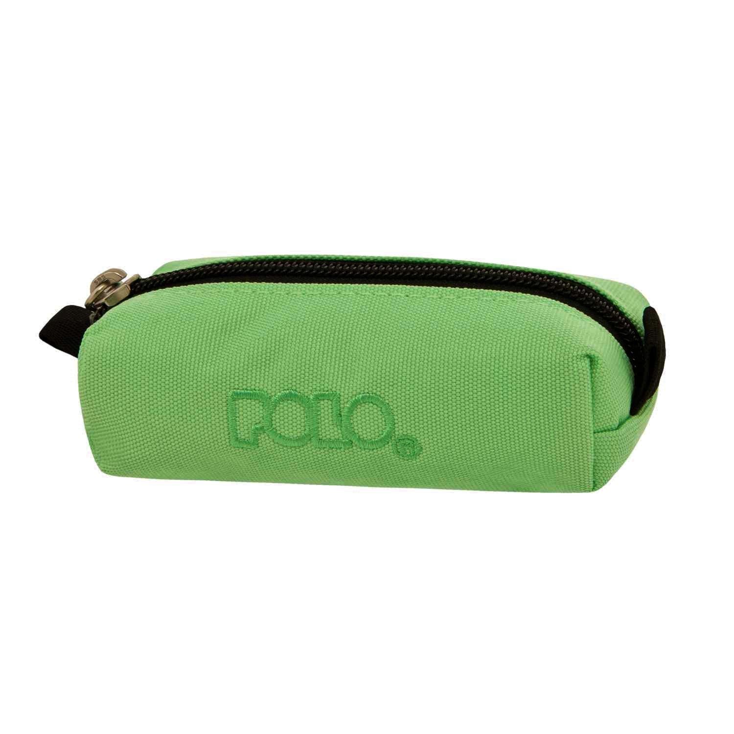 Polo Wallet Κασετίνα Βαρελάκι με 1 Θήκη Ανοικτό Πράσινο (9370066801)