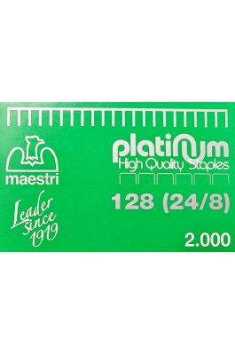 Romeo Maestri Σύρματα Συρραπτικού 24/8 2000τμχ Platinum (1003651) Romeo Maestri Σύρματα Συρραπτικού 24/8 2000τμχ Platinum (1003651)
