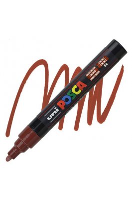 Uni-Ball Posca Ανεξίτηλος Μαρκαδόρος 1.8-2.5mm Κακάο (PC5M) Uni-Ball Posca Ανεξίτηλος Μαρκαδόρος 1.8-2.5mm Κακάο (PC5M)
