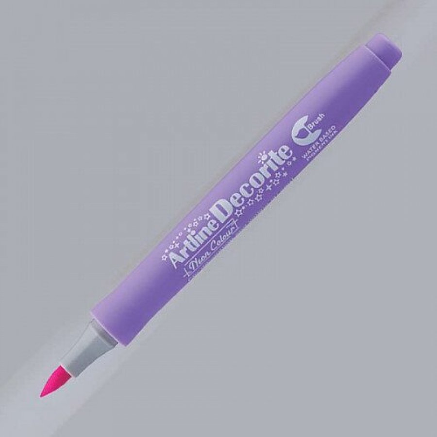 Artline Ακρυλικός Μαρκαδόρος με Πινέλο Νέον Μωβ Artline Ακρυλικός Μαρκαδόρος με Πινέλο Νέον Μωβ