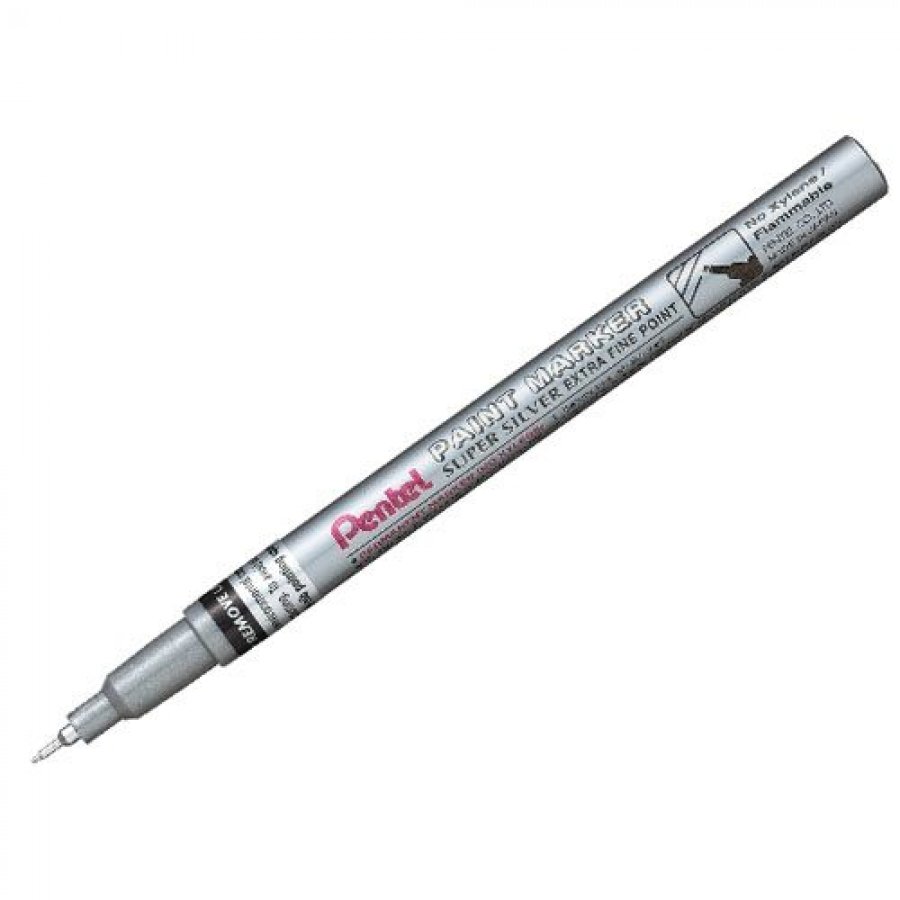 Pentel Ανεξίτηλος 0.8mm Ασημί (MFP10Z) Pentel Ανεξίτηλος 0.8mm Ασημί (MFP10Z)