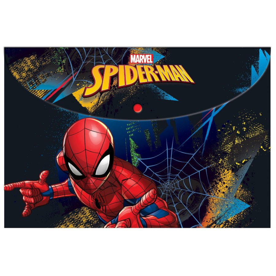 Gim Φάκελος με Κουμπί A4 Πολύχρωμο Spiderman (33704580) Gim Φάκελος με Κουμπί A4 Πολύχρωμο Spiderman (33704580)