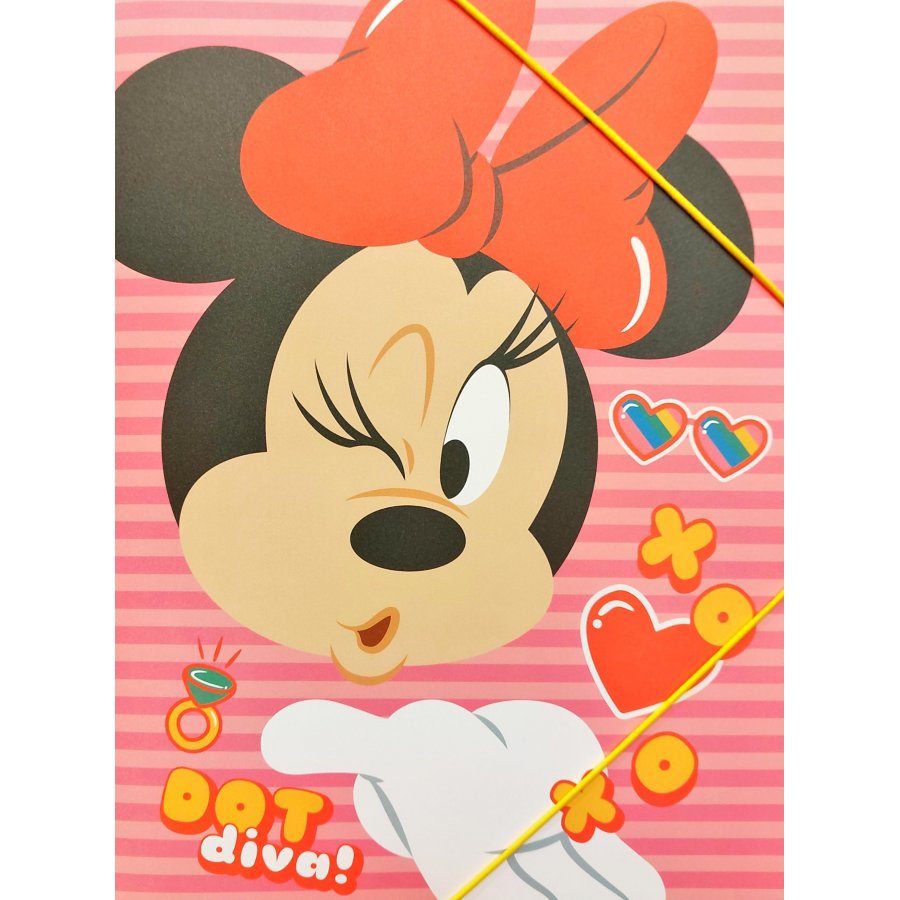 Gim Ντοσιέ Πλαστικό με Λάστιχο A4 Minnie (34037515) Gim Ντοσιέ Πλαστικό με Λάστιχο A4 Minnie (34037515)