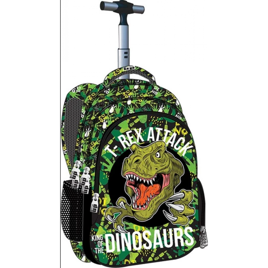 Gim Σχολική Τσάντα Τρόλεϊ Δημοτικού T- Rex (35713074) Gim Σχολική Τσάντα Τρόλεϊ Δημοτικού T- Rex (35713074)