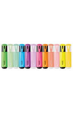 Maped Υπογραμμιστής Fluo Pep's Classic & Pastel σε κουτί 12 τεμάχια