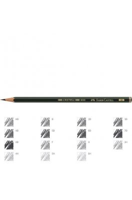 Faber-Castell 9000 Μολύβι 6B Πράσινο Faber-Castell 9000 Μολύβι 6B Πράσινο
