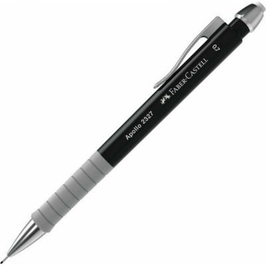 Faber-Castell Apollo Μηχανικό Μολύβι 0.7 mm με Γόμα Μαύρο (232704) Faber-Castell Apollo Μηχανικό Μολύβι 0.7 mm με Γόμα Μαύρο (232704)