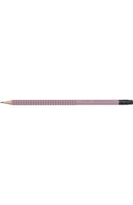 Faber-Castell Grip 2001 Μολύβι 2B με Γόμα Ροζ (217237)