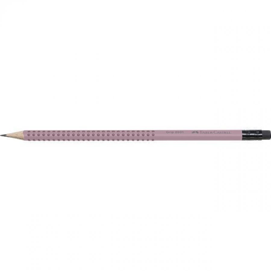 Faber-Castell Grip 2001 Μολύβι 2B με Γόμα Ροζ (217237) Faber-Castell Grip 2001 Μολύβι 2B με Γόμα Ροζ (217237)