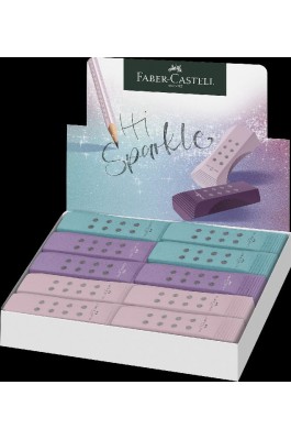 Faber Castell – Γόμα Roll-On Sparkle Παστέλ σε 3 Χρώματα (187310)