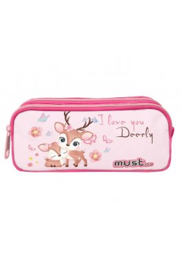Must Σχολική Κασετίνα Βαρελάκι I Love Deerly 2 Θήκες (585107) Must Σχολική Κασετίνα Βαρελάκι I Love Deerly 2 Θήκες (585107)