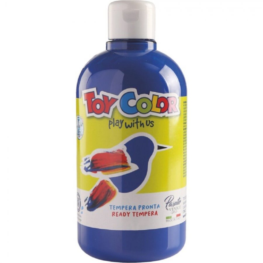 Toy Color Ready Τέμπερα Ζωγραφικής Μπλε σε Μπουκάλι 500ml (0551016)