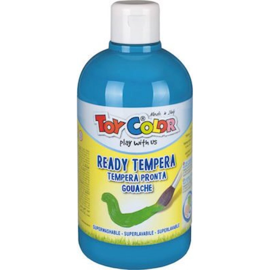 Toy Color Ready Τέμπερα Ζωγραφικής Τιρκουάζ σε Μπουκάλι 500ml (0551018) Toy Color Ready Τέμπερα Ζωγραφικής Τιρκουάζ σε Μπουκάλι 500ml (0551018)