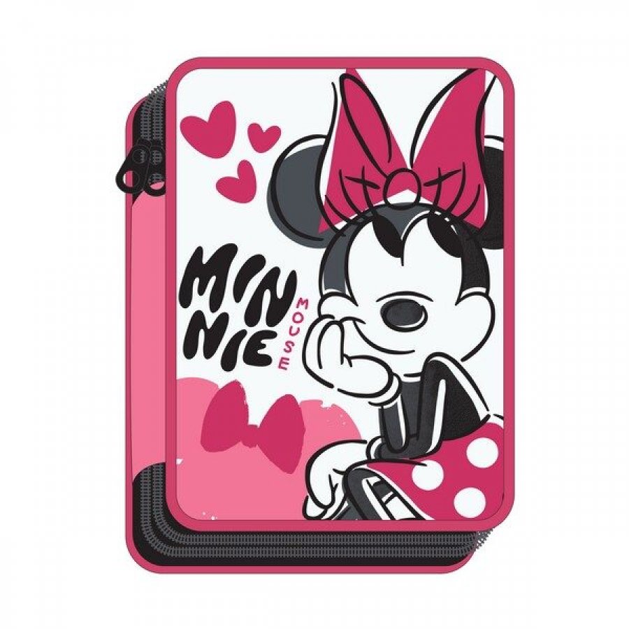 Gim Κασετίνα Γεμάτη Minnie Bow με 2 Θήκες (340-36100) Gim Κασετίνα Γεμάτη Minnie Bow με 2 Θήκες (340-36100)