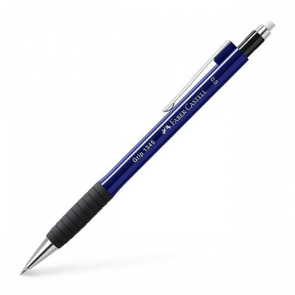 Faber-Castell Μηχανικό Μολύβι 0.7mm με Γόμα Μπλε Μαύρο (134755) Faber-Castell Μηχανικό Μολύβι 0.7mm με Γόμα Μπλε Μαύρο (134755)