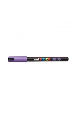 Uni-Ball Posca Μαρκαδόρος Σχεδίου 0.7mm Μωβ (PC1MR)